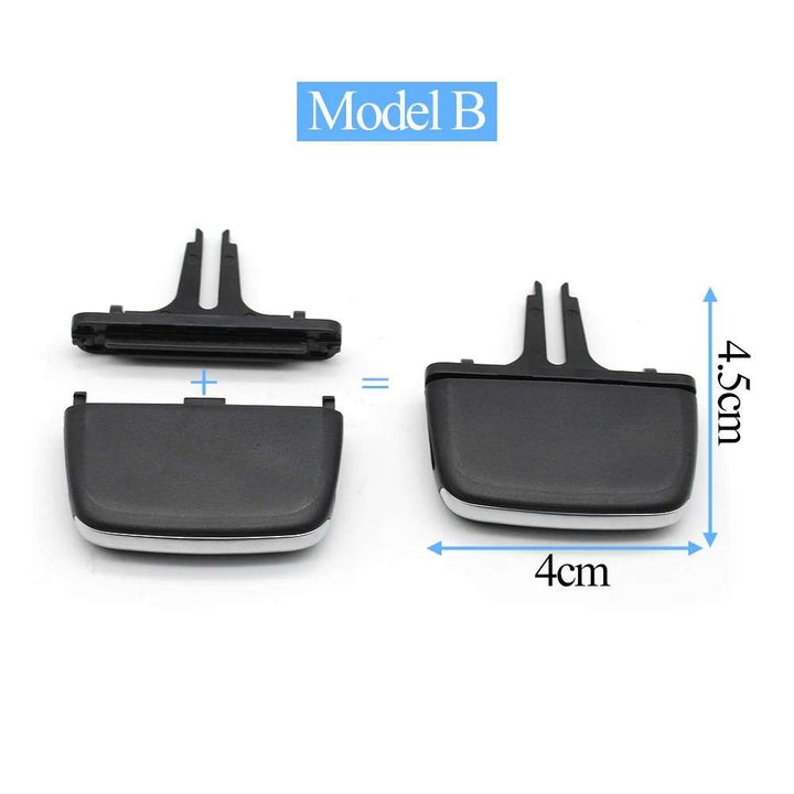 Car Craft Compatible With Volvo S90 S90l 2015-2026 Car Rear Air Conditioning Ac Vent Grille Outlet Slider Tab Clip Repair Kit Rear B 31365121 B CC-8114 - CAR CRAFT INDIA