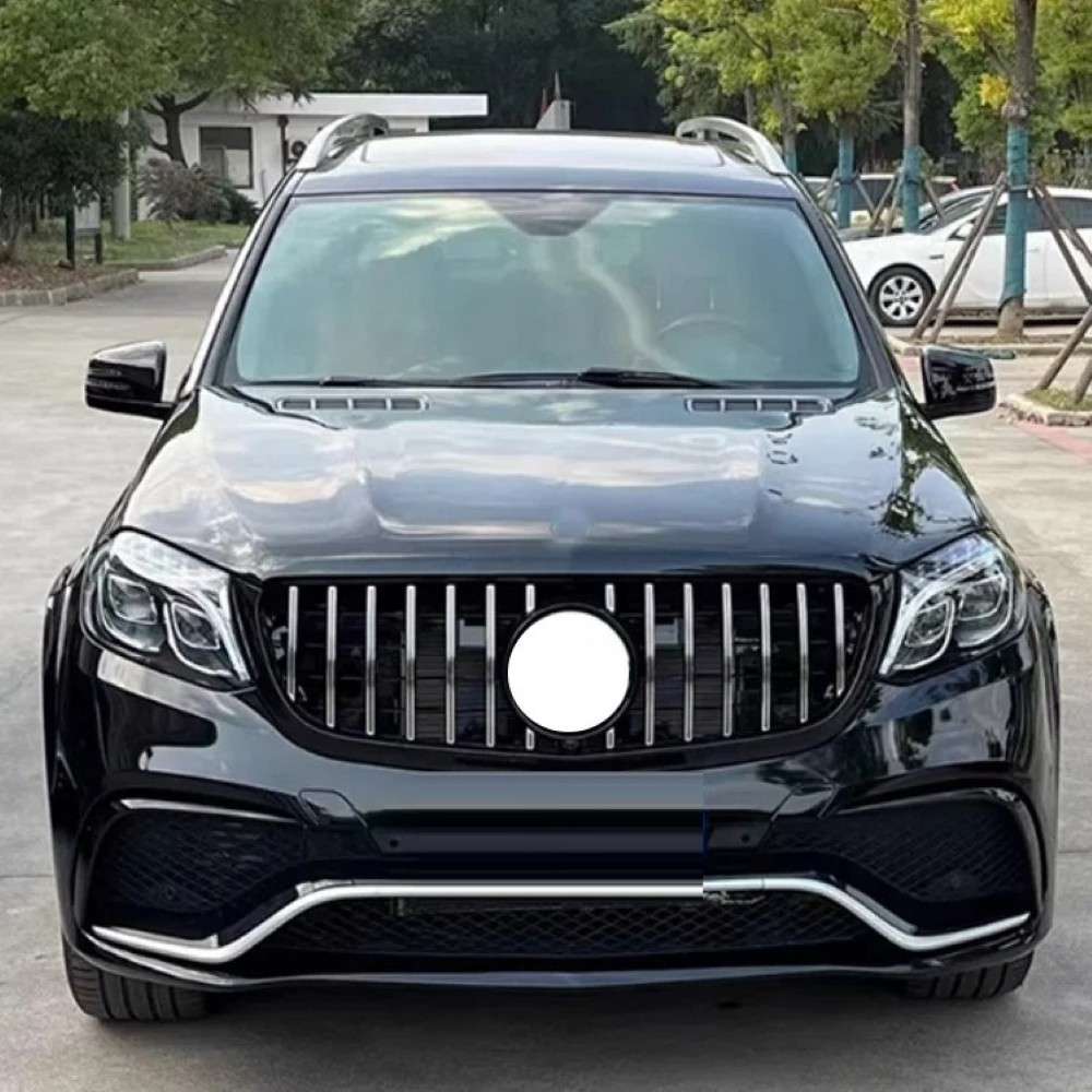 Car Craft Compatible With Mercedes Benz Gl W166 2012-2016 Upgrade Facelift Convert To Gls W166 Amg Bodykit Bumper Headlight Taillight Trunk Skirts 1:1