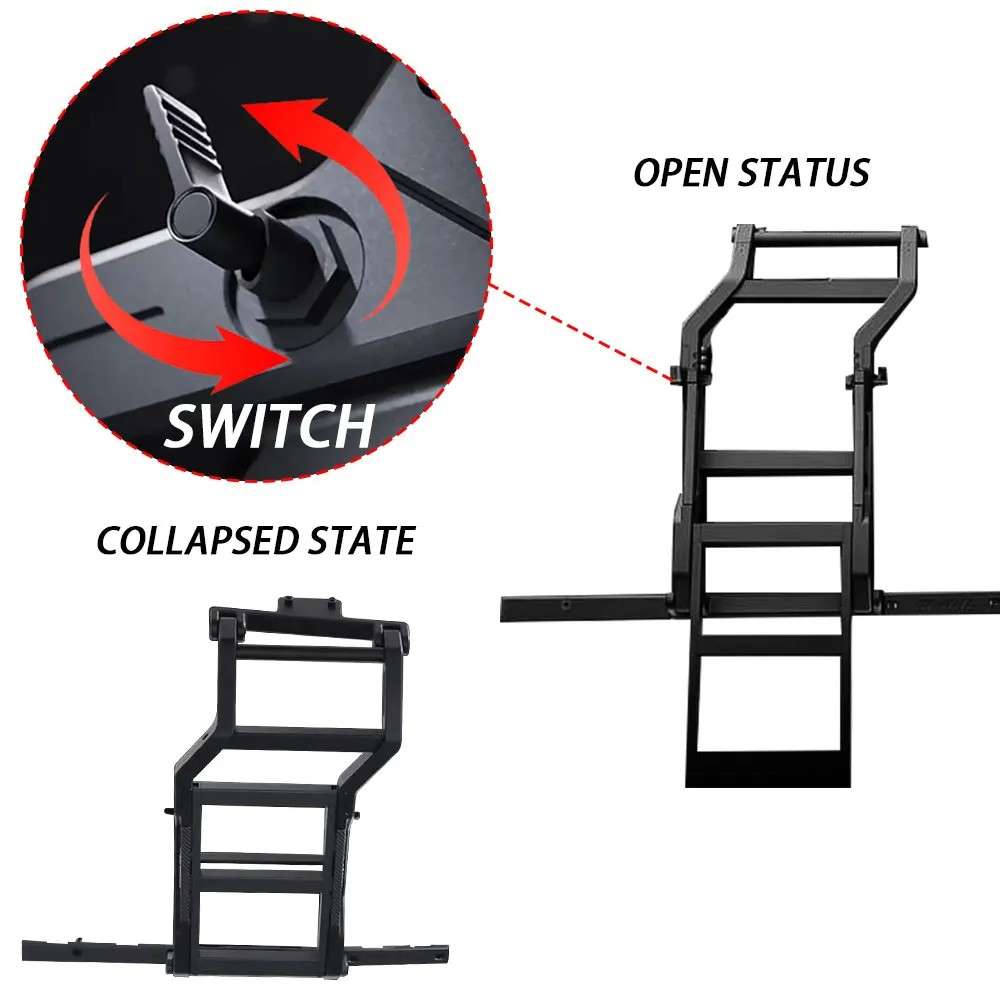 Car Craft Compatible With Range Land Rover Defender 2020-2025 110 130 Plumb M-one Side Climbers Ladder Plumb-009 - CAR CRAFT INDIA