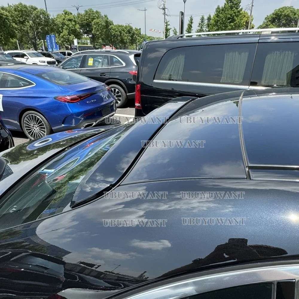 Car Craft Compatible With Mercedes S Class W223+ Rear Trunk Wing Boot Roof Spoiler Lip Splitter Skirt Amg Style Ar-benz-0106 Cf Carbon Fiber Look - CAR CRAFT INDIA