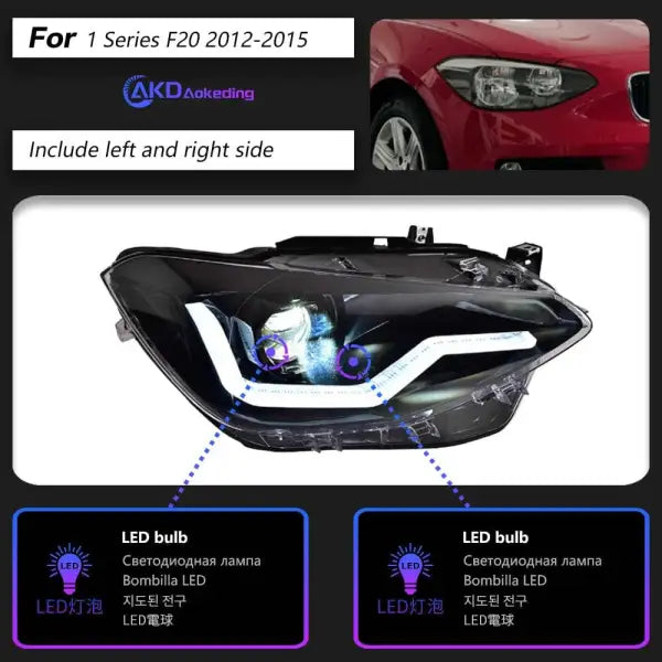 Head lamp light for BMW F20 LED Headlight 2012-2015