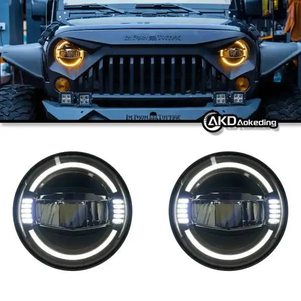 Head lamp light for Jeep Wrangler LED Headlight 2007-2017