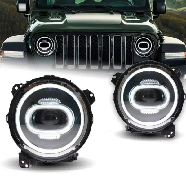 Head lamp light for Jeep Wrangler LED Headlight 2018-2021