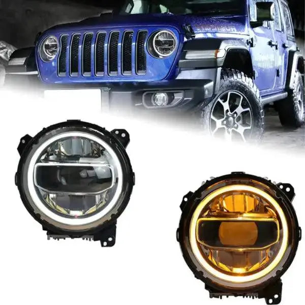 Head lamp light for Jeep Wrangler LED Headlight 2018-2021