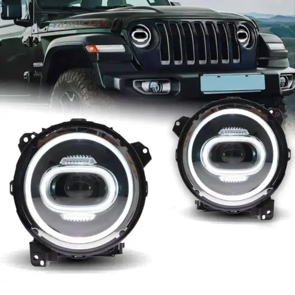 Head lamp light for Jeep Wrangler LED Headlight 2018-2021