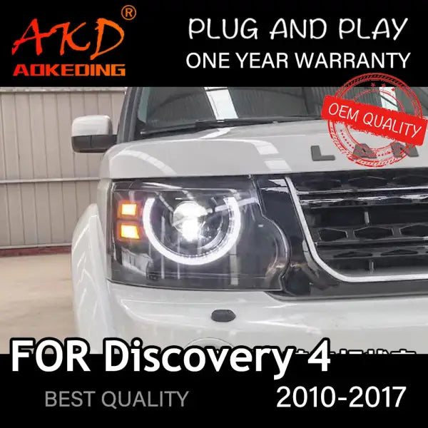 Headlight for Discovery 4 2010-2017 Range Car Автомобильные Товары LED DRL Hella 5 Xenon Lens Hid H7 Car Discovery 3