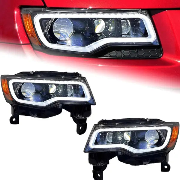 Headlight for Jeep Grand Cherokee LED Headlights 2014-2021 Head Lamp Car Styling DRL Signal Projector Lens