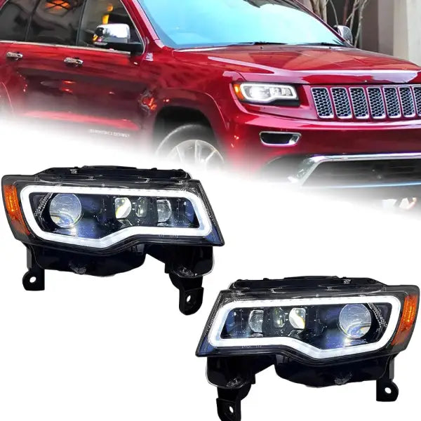 Headlight for Jeep Grand Cherokee LED Headlights 2014-2021 Head Lamp Car Styling DRL Signal Projector Lens