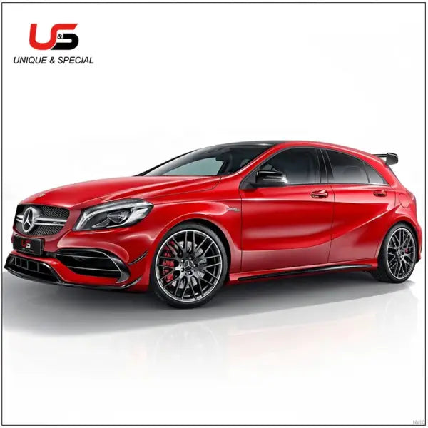 High Quality A45 Body Kit for Mercedes Benz W176 Upgard to A45 AMG Style Front Bumper with Grille 2013-2018 Upgrad to A45 AMG