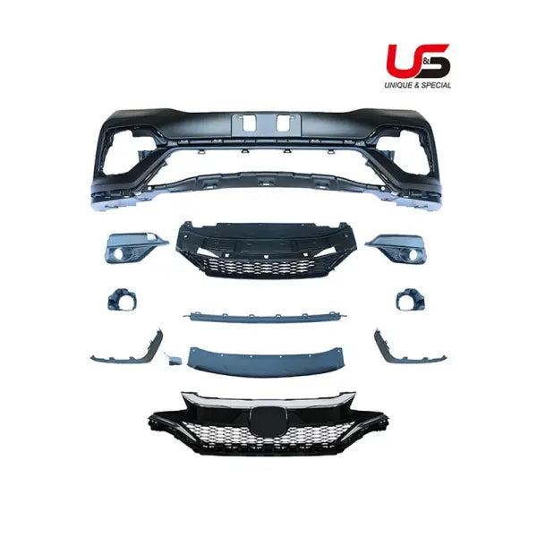 High Quality Body Kit for FIT GK5 Modified to RS 2014-2018 Front Bumper Side Skirts Rear Bumper Grillefit RS Bodykits