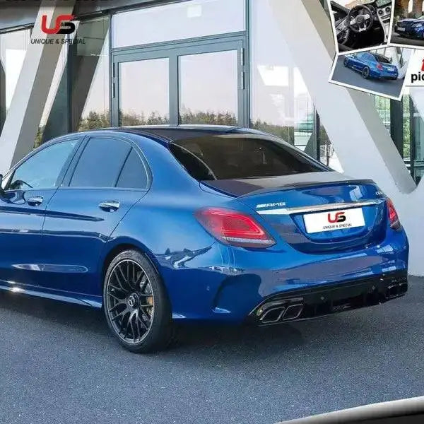 High Quality C63 Rear Bumper Diffuser for Mercedes Benz