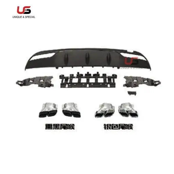 High Quality C63 Rear Diffuser for Mercedes Benz W205