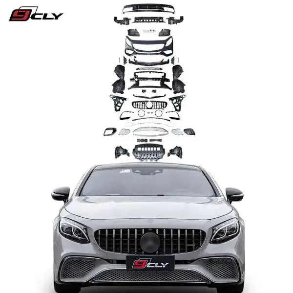 High Quality Car Bumper Body Kits for 14-20 Mercedes-Benz S-Class Couple W222 Upgrade S65 Amg Front Bumper Assembly