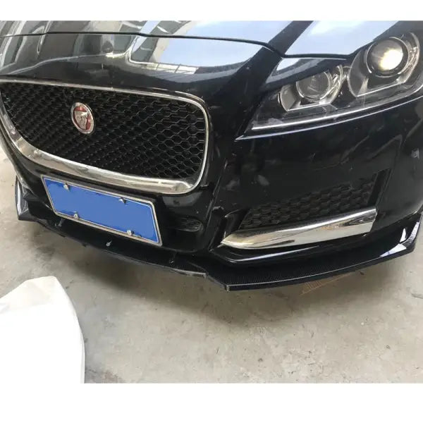 High Quality Carbon Fiber or ABS Material Front Bumper Chin Lip Spoiler for Jaguar XF 2016 2017 2018 Tuning Parts