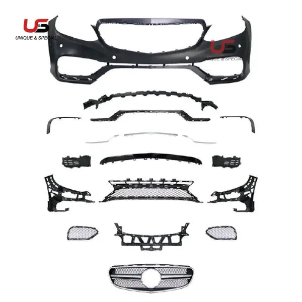 High Quality E63 Auto Parts Body Kit for 2011-2015 Mercedes Benz W212 Modified to E63 AMG Style Front Bumper with Grille