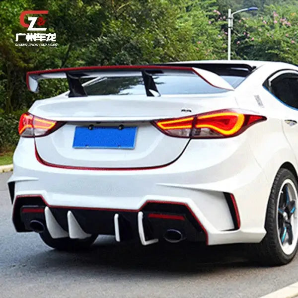 Factory Direct Ex Style Car Bumpers Front Bumper Rear Side Skirts for Hyundai Elantra 2011-2015 Auto Part Accessory