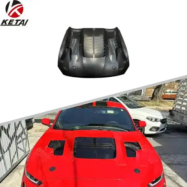 High Quality GT500 KR Style Aluminum Hood Car Bumper