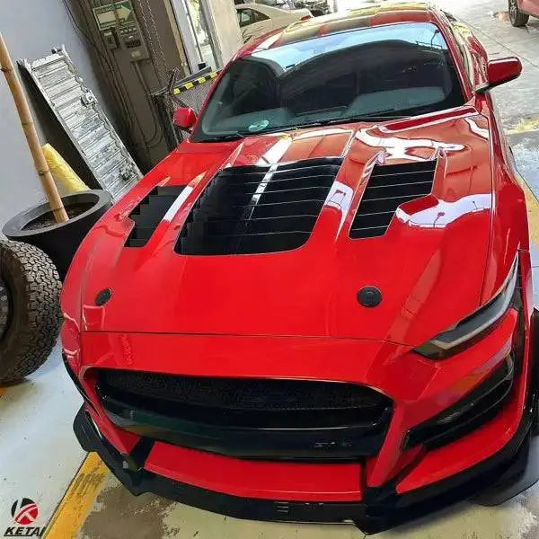 High Quality GT500 KR Style Aluminum Hood Car Bumper