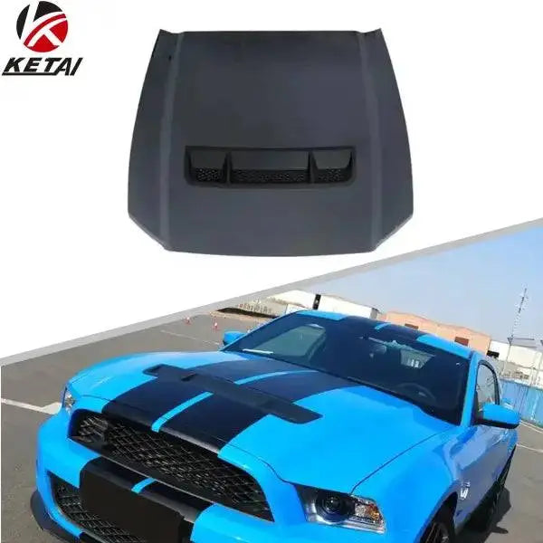 High Quality GT500 Style Aluminum Hood for Mustang