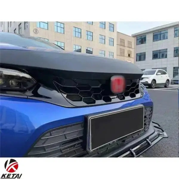 High Quality SI Style Grille with Upper Cover Car for Honda