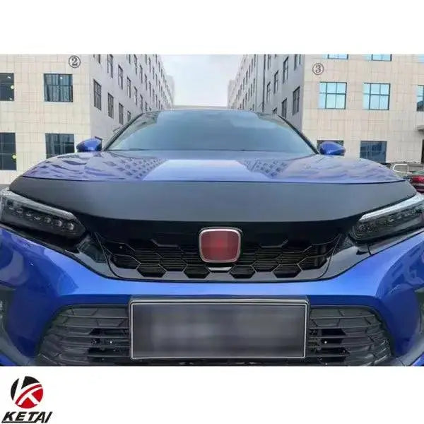 High Quality SI Style Grille with Upper Cover Car for Honda