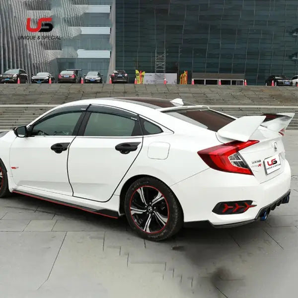 High Quality Trunk Boot Spoiler for 2016-2018 Honda Civic 10Th Type-R ABS Material Wing Lip Spoiler