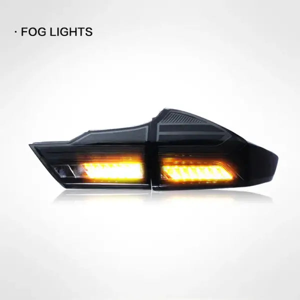 For Honda City 2014-2021 Car Animation LED Trailer Lights Tail Lamp Rear DRL Signal Automotive Plug and Play