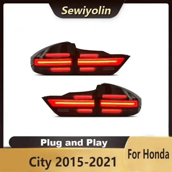 For Honda City 2015-2021 Car Animation LED Trailer Lights