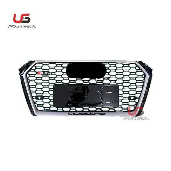 Honeycomb Sliver Frame Black Net Grilles for Audi A4 B9 Rs4