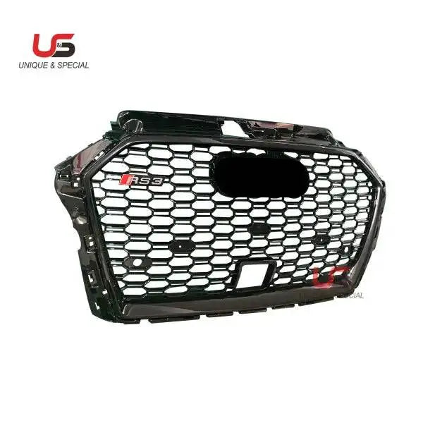 Honeycomb Style Front Grille with ACC for Audi A3 2017 2018