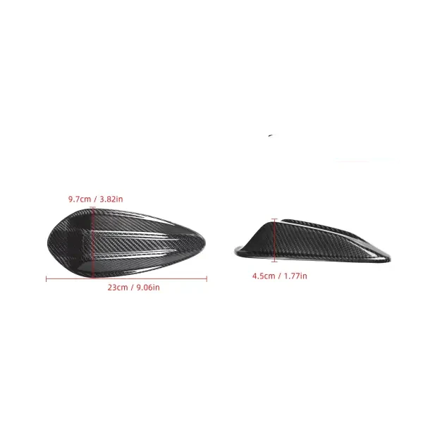 Hot-Sale Sticky Type for BMW 3 Series G20 LCI Dry Carbon Antenna Stick Auto Shark Fin No Signal Blocking