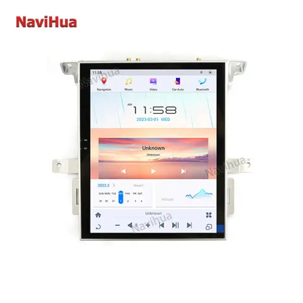 Hot Sales 10.4Inch Tesla Style Screen Android Car Radio Multimedia Player with Qualcomm System for Range Rover Sport