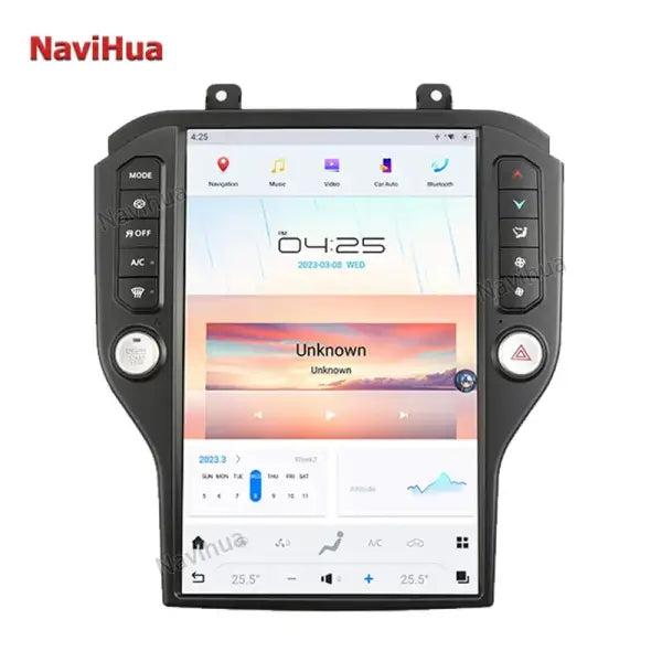 Hot Sales 14.4'' Vertical Screen Android Radio Car DVD Player GPS Navigation Multimedia Play for Ford Mustang 2015-2022