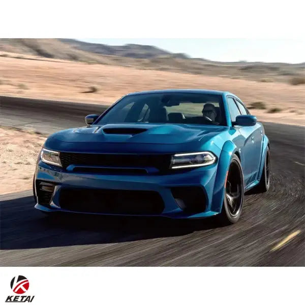 Hot Selling SRT Hellcat Widebody Front Rear Bumper Wide Fender Flares Car Body Kit for Dodge Charger 2015-2022