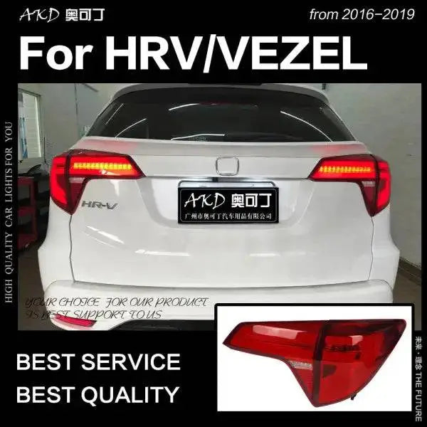 HRV Tail Lights HR-V Vezel LED Tail Light Lexus-Style Rear