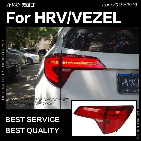 HRV Tail Lights HR-V Vezel LED Tail Light Lexus-Style Rear