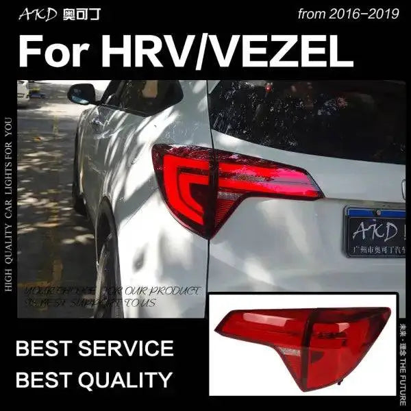 HRV Tail Lights HR-V Vezel LED Tail Light Lexus-Style Rear