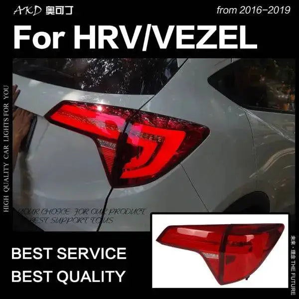 HRV Tail Lights HR-V Vezel LED Tail Light Lexus-Style Rear