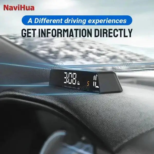 HUD Head-Up Display HD Car Altitude Meter USB Powered LCD