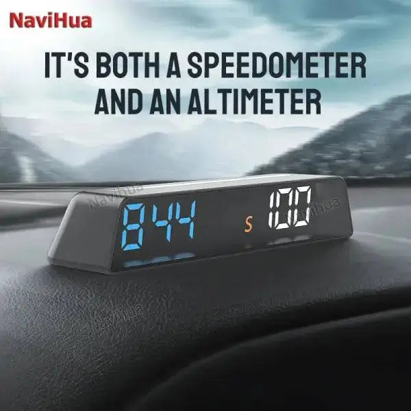 HUD Head-Up Display HD Car Altitude Meter USB Powered LCD