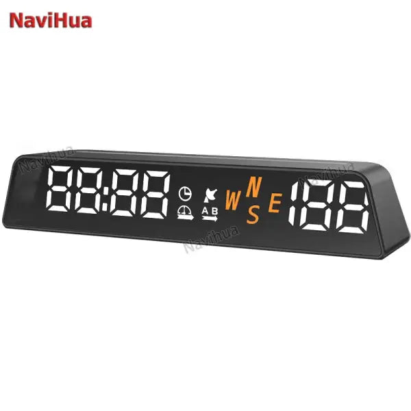 HUD Head-Up Display HD Car Altitude Meter USB Powered LCD GPS Beidou Code Table Universal H500G for OBD Placement