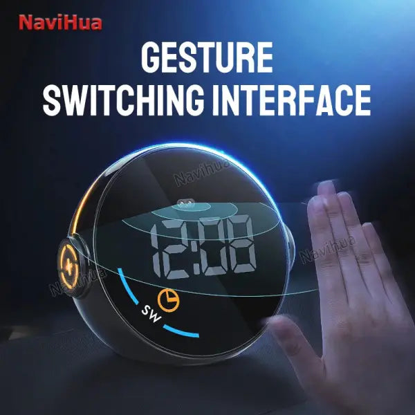 HUD Head up Display with LCD Screen GPS Car Altitude Meter with Dual-Mode Chip and Gesture Recognition USB Power Supply