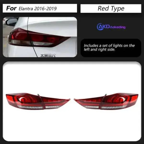 Hyundai Elantra Tail Lights 2017-2018 New Elantra MD LED