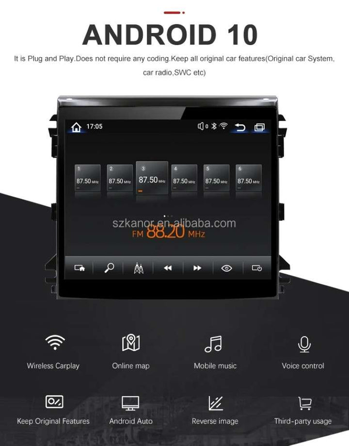 Car Craft Compatible With Porsche Cayenne 2016-2018 Android Multimedia Infotainment Touchscreen Dvd Player Wireless Carplay Android Auto 4gb +64gb 8.4 Inch Pcm 4.0 CC-8430 - CAR CRAFT INDIA