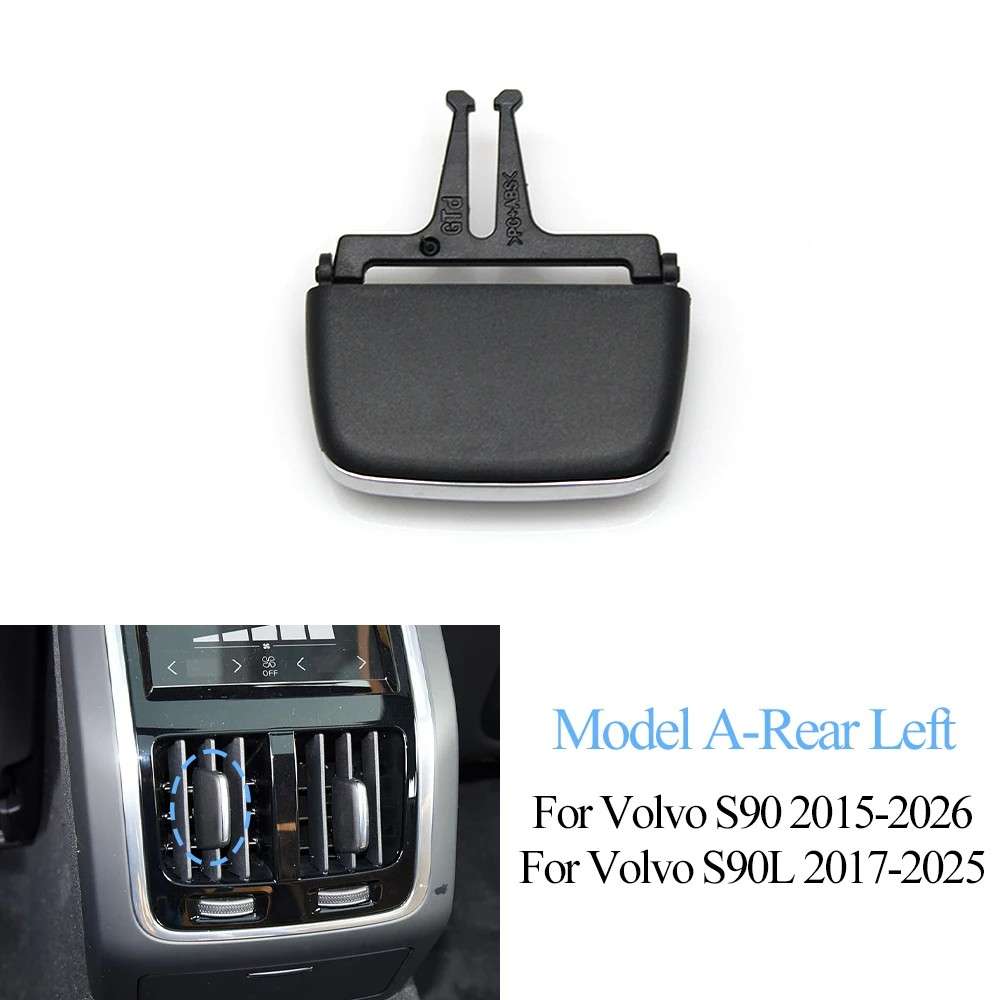 Car Craft Compatible With Volvo S90 S90l 2015-2026 Car Rear Air Conditioning Ac Vent Grille Outlet Slider Tab Clip Repair Kit Rear Left A 39844538 L CC-8112 - CAR CRAFT INDIA