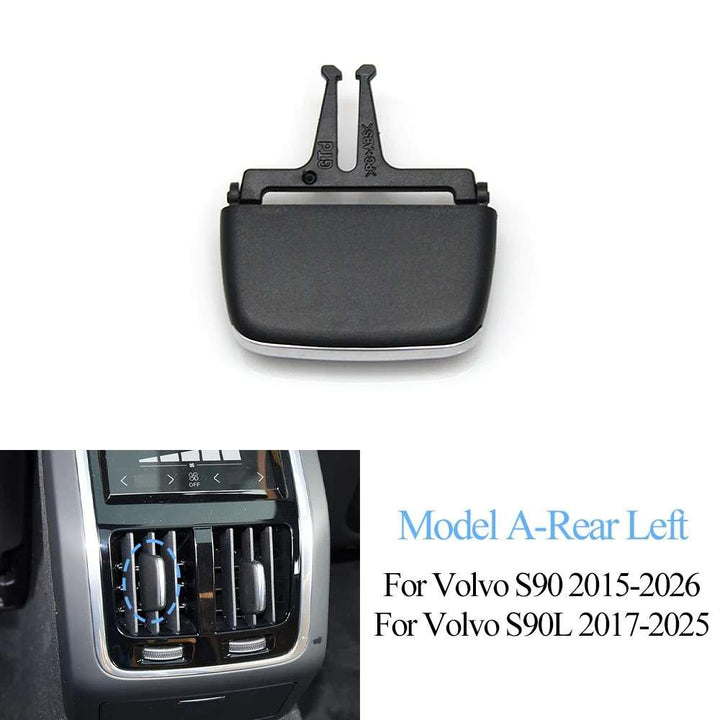 Car Craft Compatible With Volvo S90 S90l 2015-2026 Car Rear Air Conditioning Ac Vent Grille Outlet Slider Tab Clip Repair Kit Rear Left A 39844538 L CC-8112 - CAR CRAFT INDIA