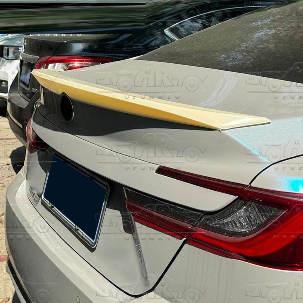 Car Craft Compatible With Toyota Camry 2024+ Rear Trunk Wing Boot Spoiler Lip Splitter Skirt Ar-toyota-0105 Glossy Black - CAR CRAFT INDIA