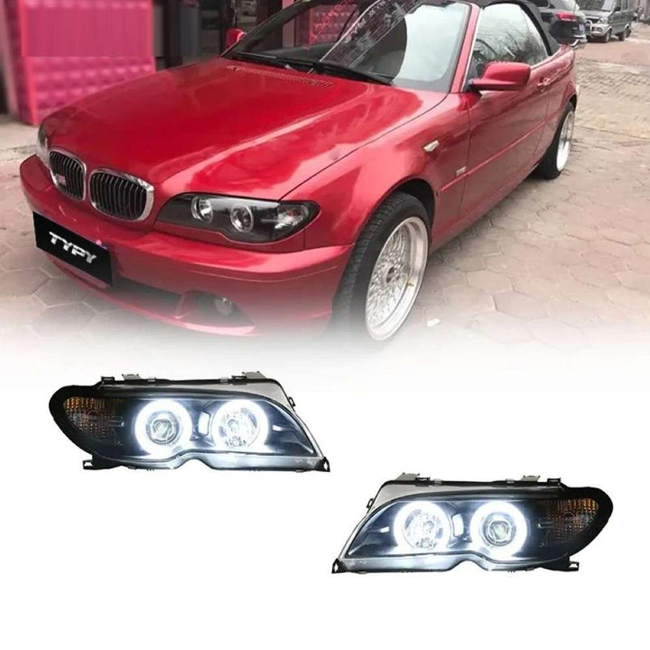 Car Craft Compatible With Bmw 3 Series Lci E46 2003-2005 Two-door Coupe With Original Halogen Version Car Upgraded Head Light Lamp Xenon Headlight Retrofit Upgrade Modified Led Drl Hid Headlights - CAR CRAFT INDIA