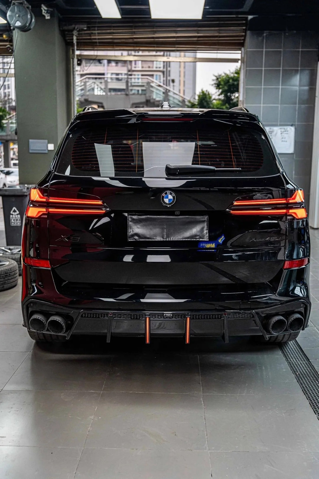 Car Craft Compatible With Bmw X5 G05 2023+ M Sport X5m Front Bumper Upgraded Bodykit Body Kit Skirts Splitter Front Rear Lip Diffuser Side Skirts Spoiler Trims Cannards Vten Style CC-9084 - CAR CRAFT INDIA