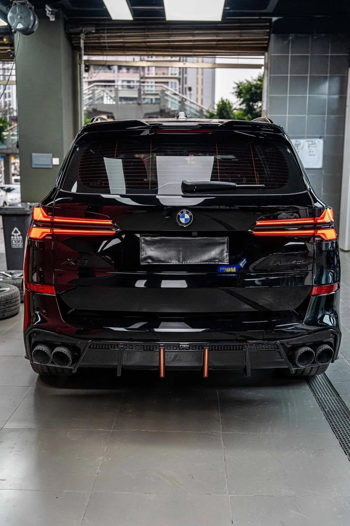 Car Craft Compatible With Bmw X5 G05 2023+ M Sport X5m Front Bumper Upgraded Bodykit Body Kit Skirts Splitter Front Rear Lip Diffuser Side Skirts Spoiler Trims Cannards Vten Style CC-9084 - CAR CRAFT INDIA